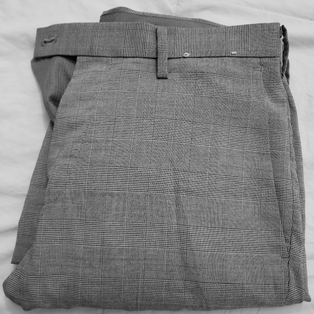 Uniqlo Grey mini HoundsTooth-Patterned Dress Pant